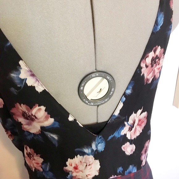 Zara - Maxi dress multi pattern with lace - Picture 3 of 11